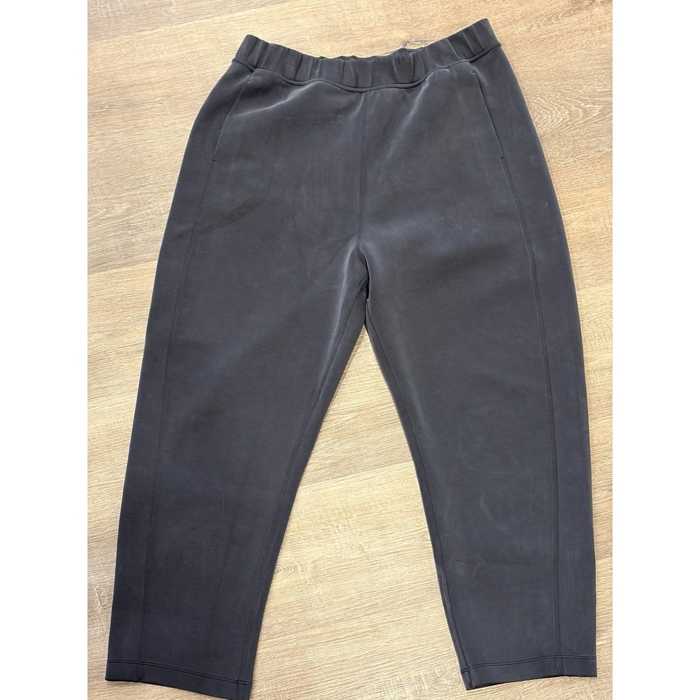 Lululemon With Ease Mid-Rise 7/8 Pants LW5CPYS Women's Size 10 Black